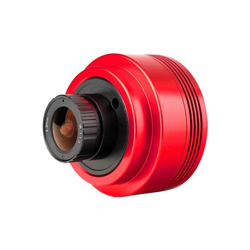ZWO ASI676MC all-sky colour camera with 1.25 inch nosepiece fitted for telescope lunar and planetary imaging