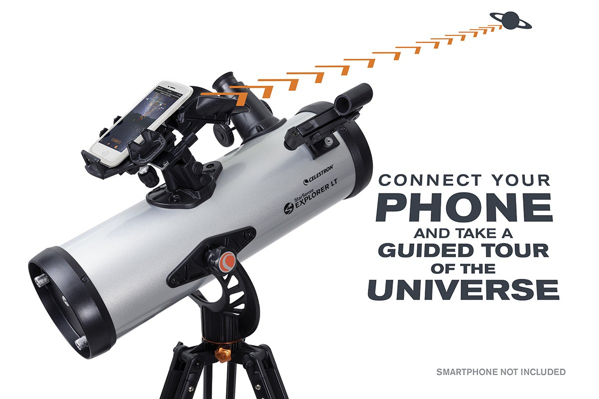 Celestron StarSense Explorer LT 114AZ Smartphone App-enabled Newtonian Reflector Telescope