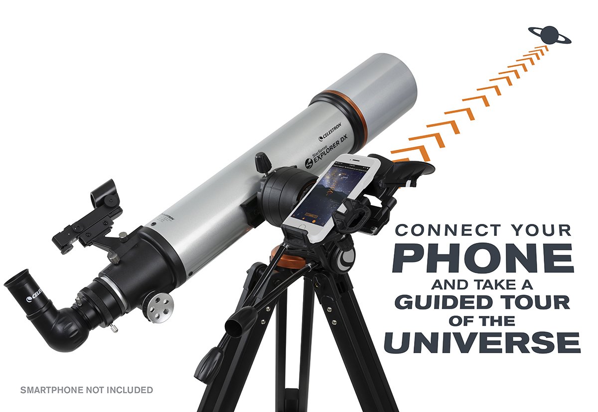 Celestron StarSense Explorer DX 102AZ Smartphone App-enabled Refractor Telescope
