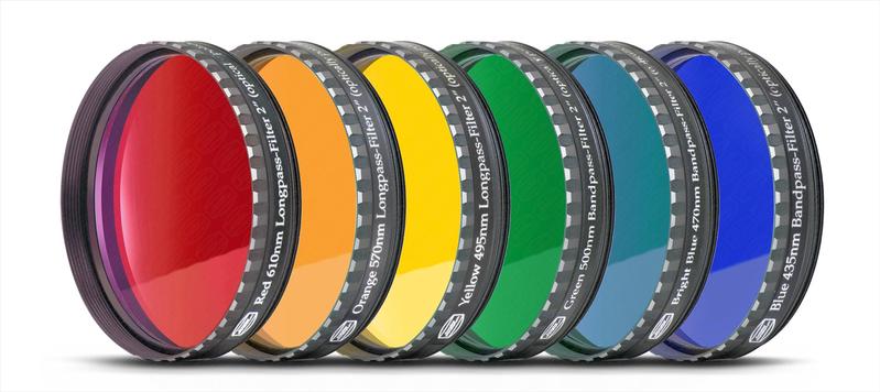 Baader Color Filter-Set Moon and Planetary (6 colors)