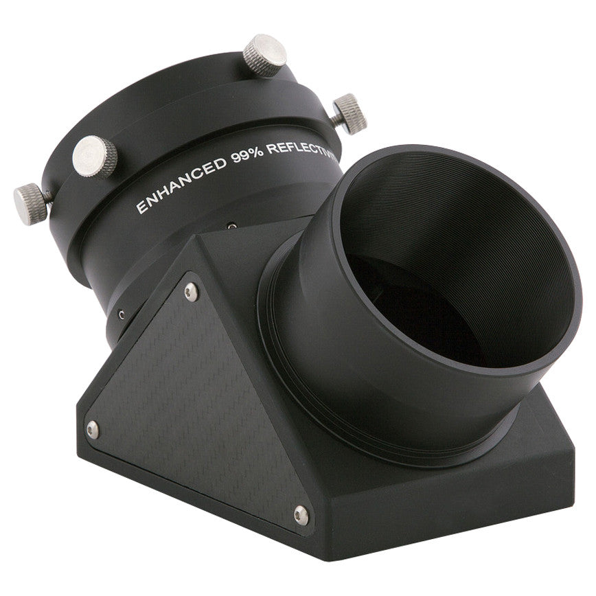 3-inch dielectric star diagonal showing compression ring eyepiece holder