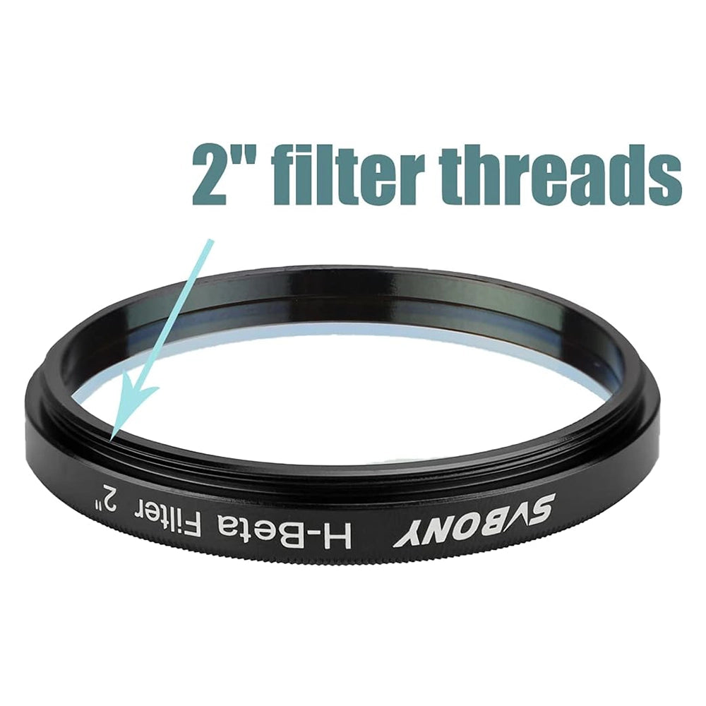 SVBONY SV132 2 inch H-Beta filter for emission nebula viewing