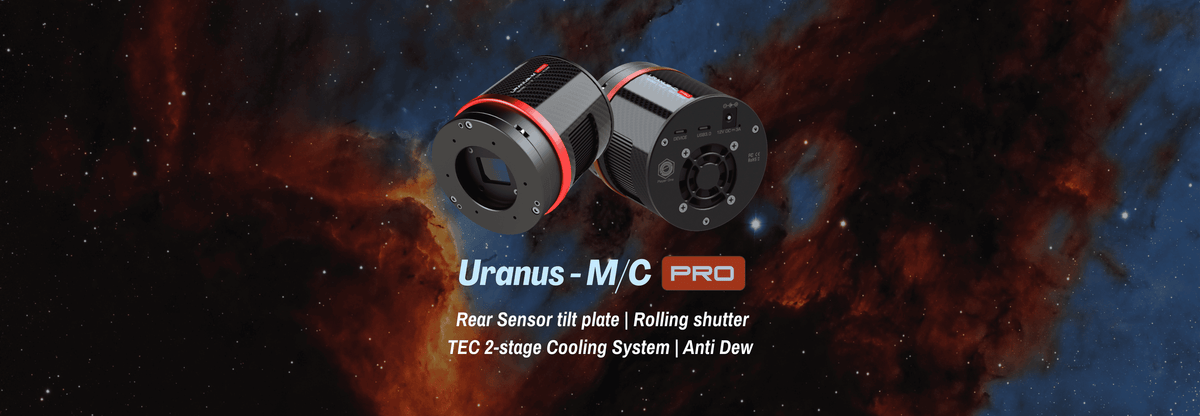 Player One Astronomy Uranus-C Pro USB3.0 one-shot color cooled astronomy camera (IMX585) for planetary and deep-sky imaging