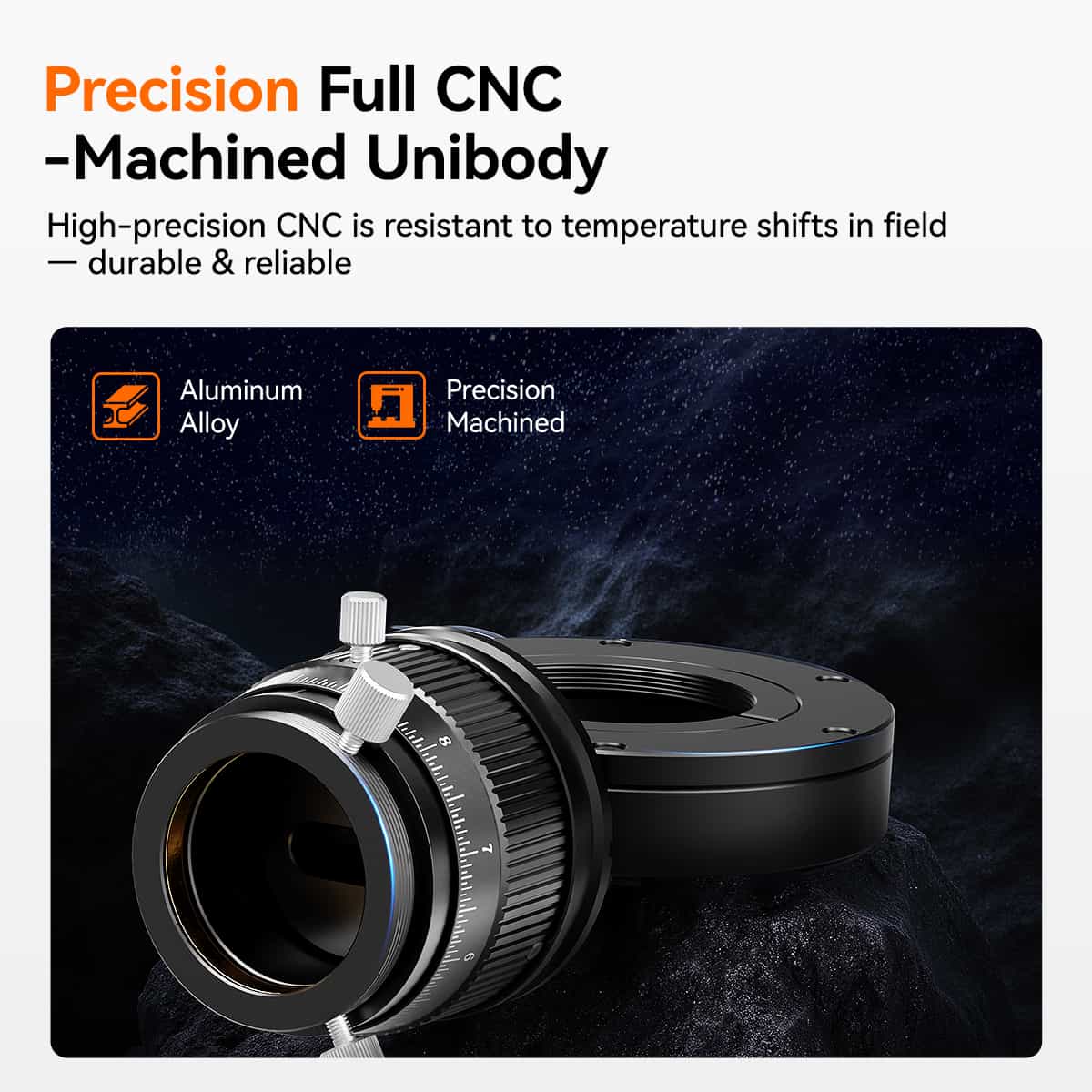 SVBONY SV238 off-axis guider with 8x14mm prism for autoguiding deep-sky astrophotography