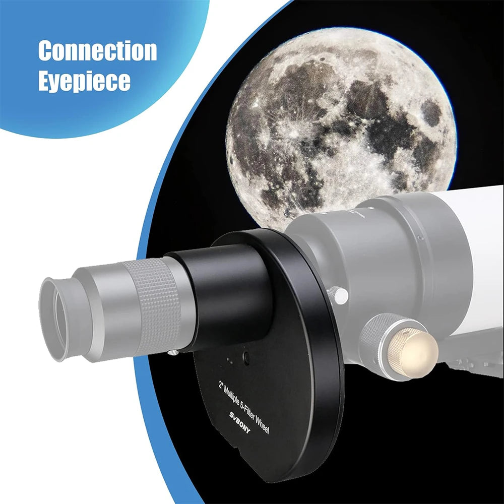 SVBONY SV133 2 inch filter wheel for narrowband imaging