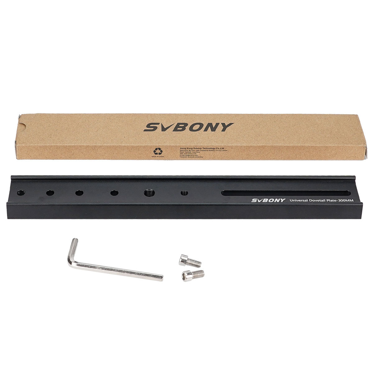 SVBONY SV219 dovetail plate package contents