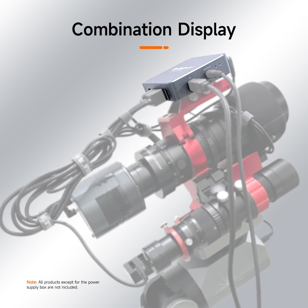SVBONY SV241 Pro astro power controller with USB hub and dew heater ports for telescope imaging rigs