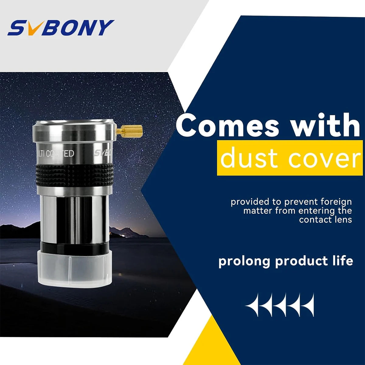SVBONY SV137 Barlow lens specifications