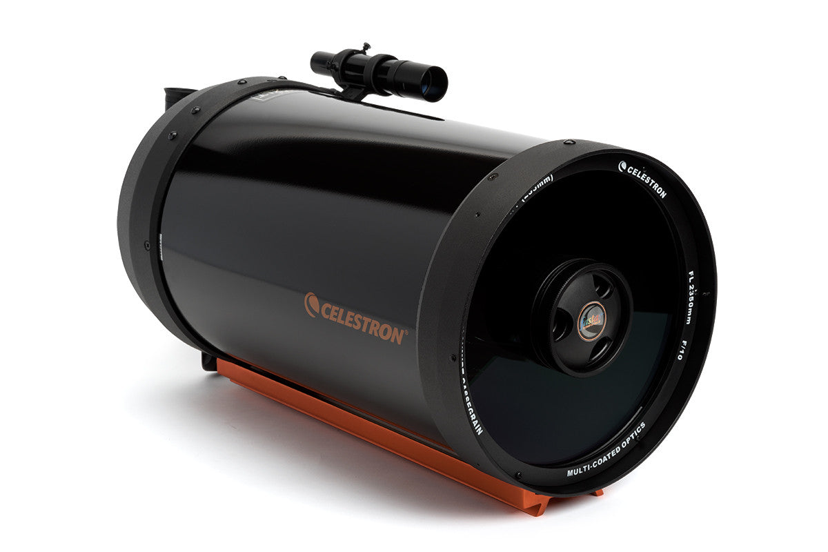 Celestron C9.25 SCT optical tube with star diagonal and eyepiece for visual astronomy