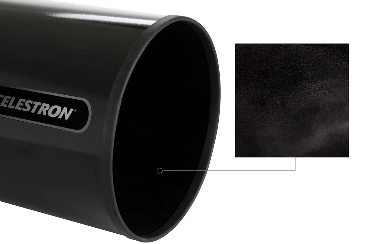 ALUMINUM DEW SHIELD WITH COVER CAP - 8"