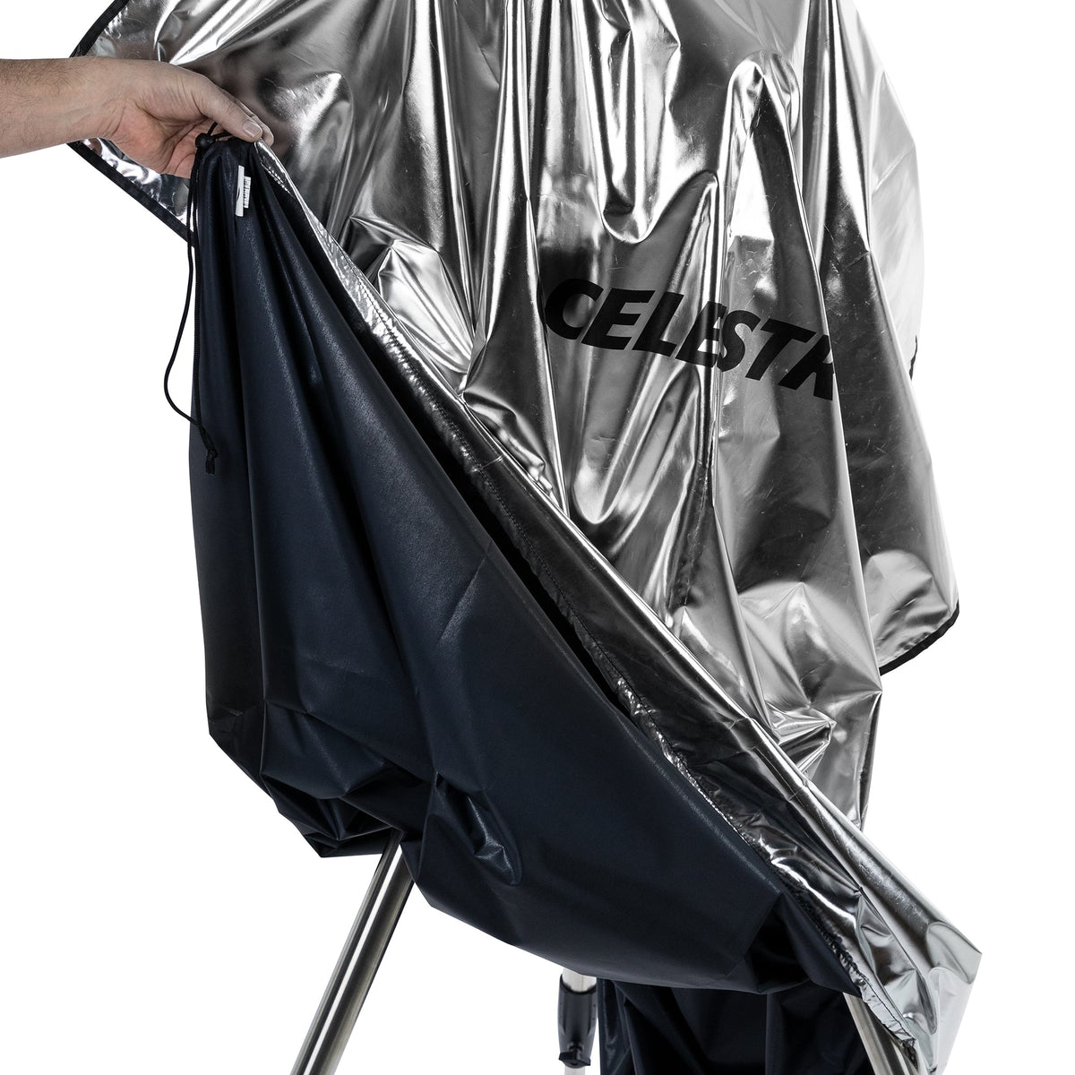Celestron Weatherproof Telescope Cover 94039 folded compact for storage in a gear bag
