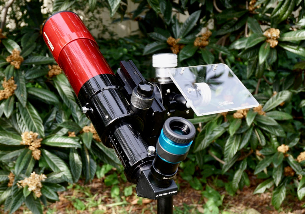 Astro Devices Nexus DSC shelf with mounting clamp and ball head mount