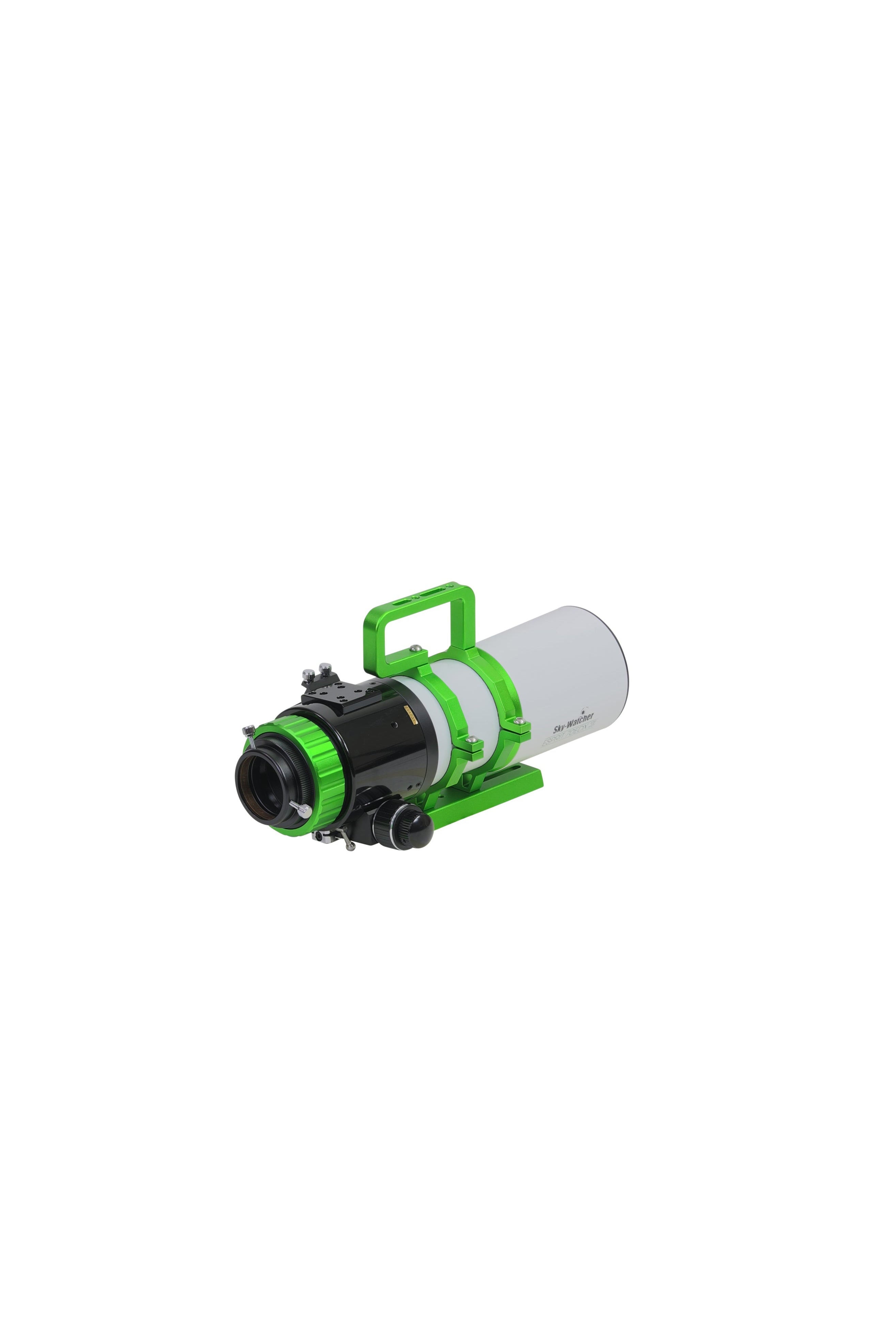 Sky-Watcher Esprit 70EDX super apo triplet refractor, rear right view of drawtube, deep-sky imaging refractor