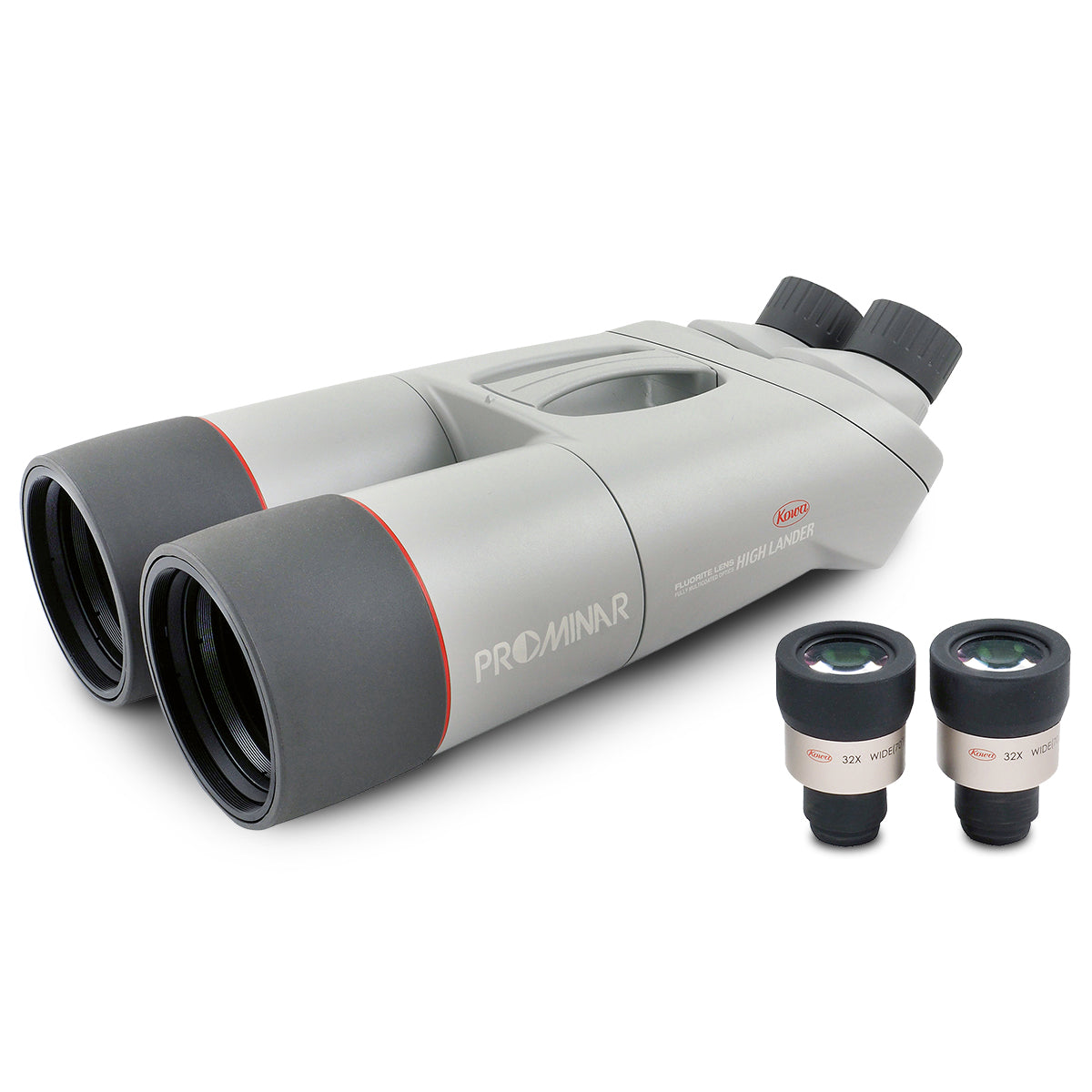 Kowa High Lander Prominar 32x82 binocular with included 32x eyepieces