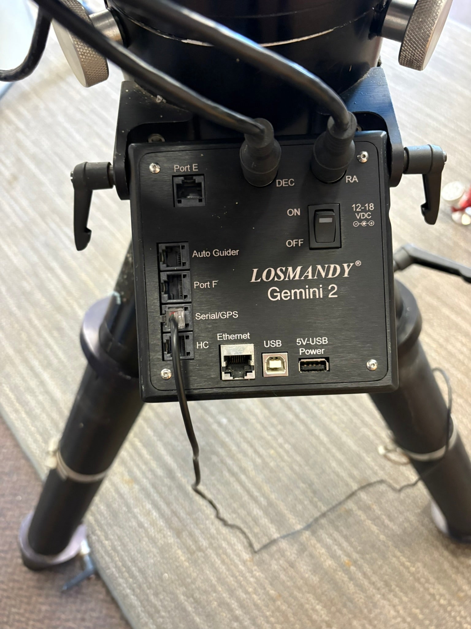 Losmandy G11 Mount (Gemini II, Heavily Upgraded) with HD Tripod – Used (Very Good)