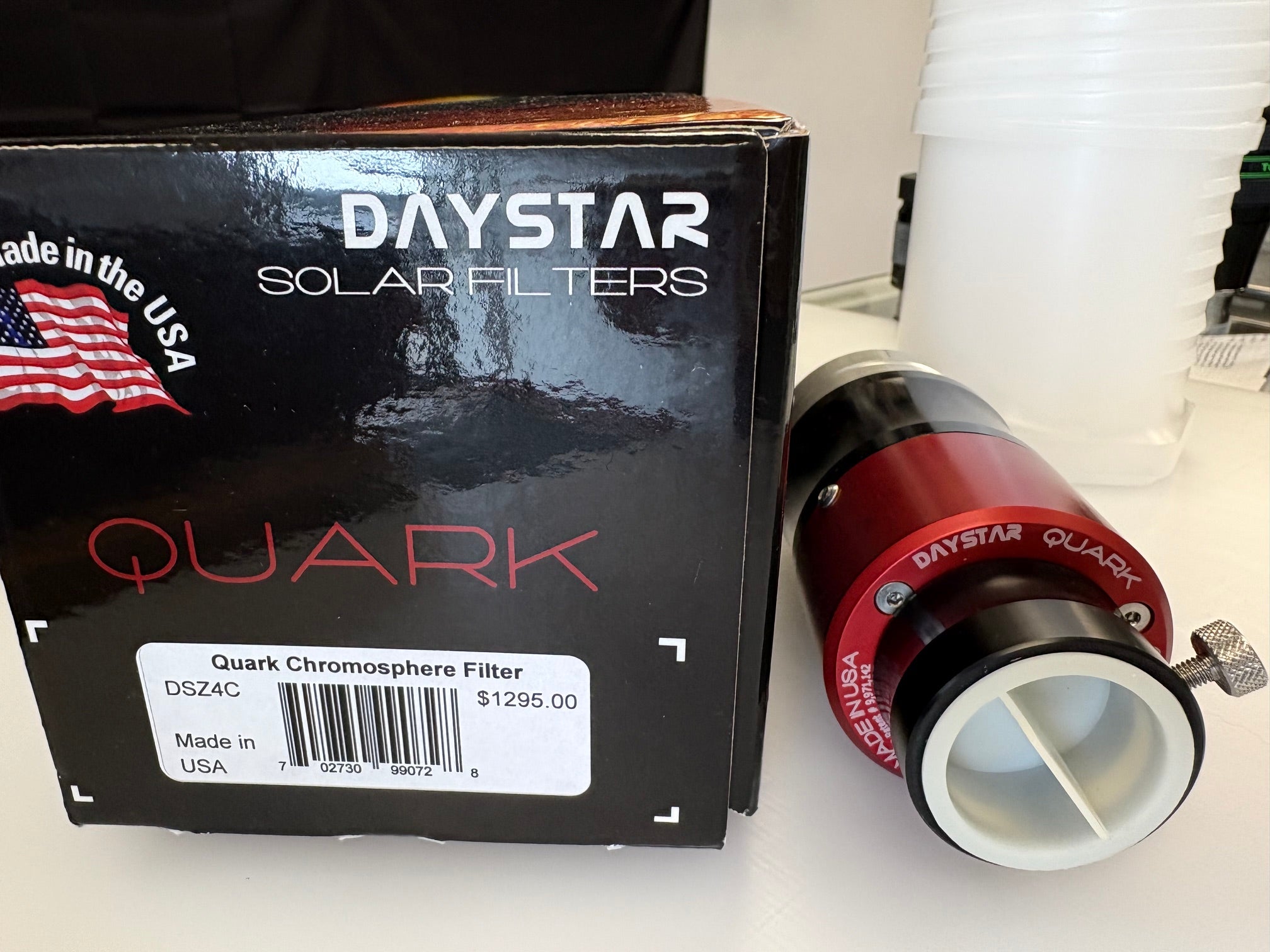 DayStar Quark Chromosphere H-Alpha Filter with Player One 1.25" ERF – Used