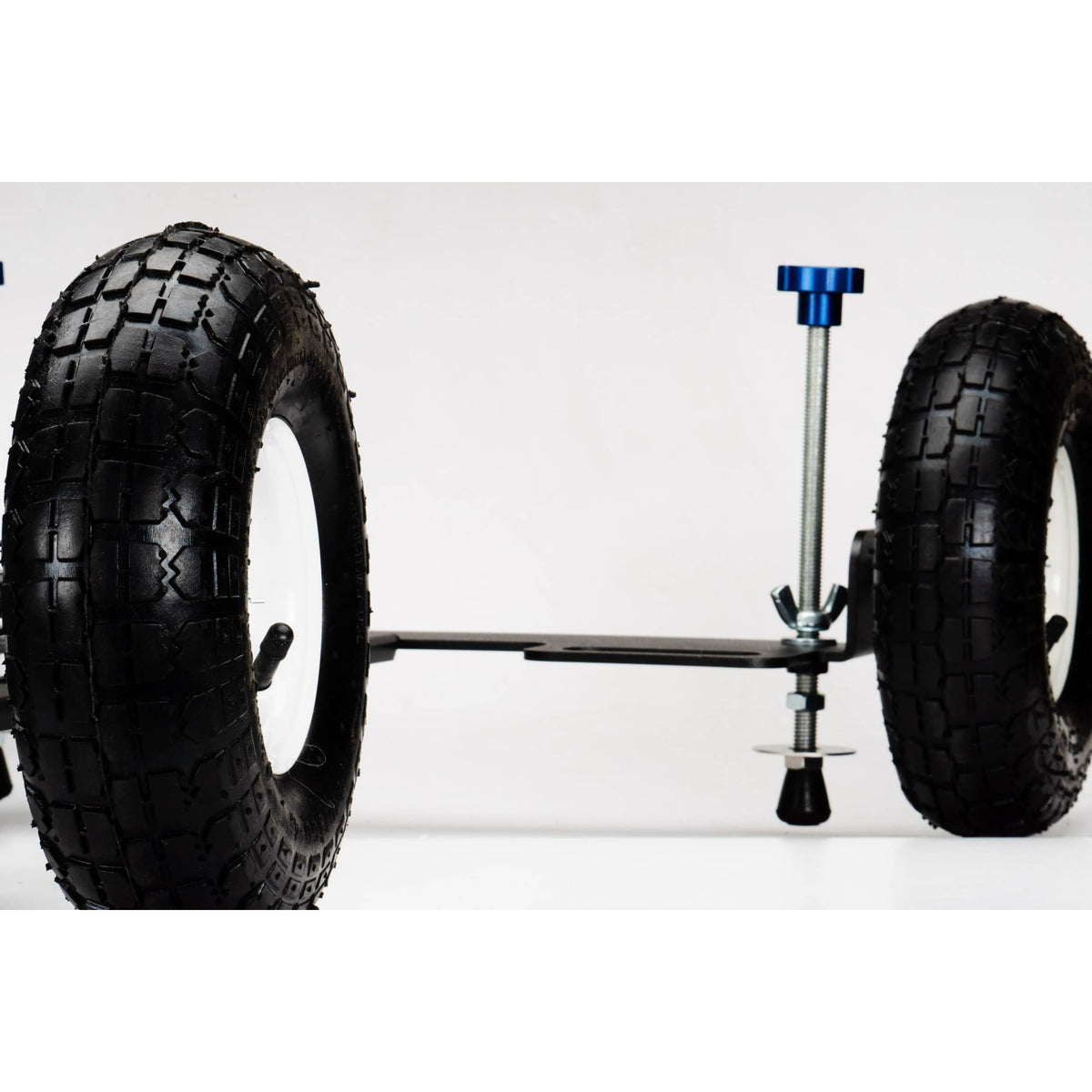 JMI Sky Trekker 200 Wheeley Bar Dobsonian dolly on 10 inch pneumatic tires for 8 to 10 inch Dobsonian telescopes