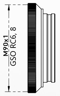 iAFS2 Telescope adpt GSO/RC8 RD6 M90x1