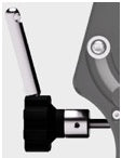 Pegasus Astro NYX-101 altitude lever replacement part used to set mount altitude during polar alignment