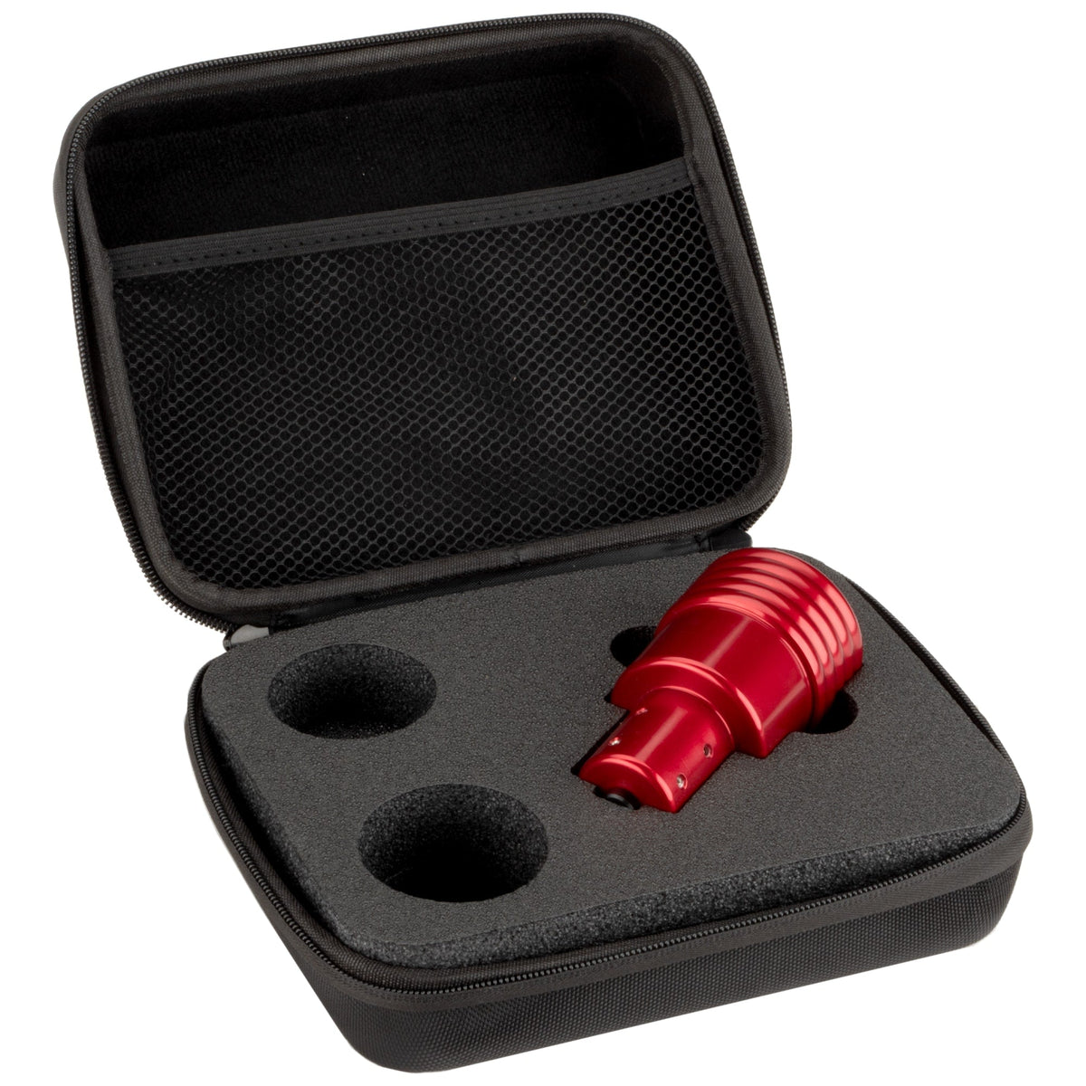 Farpoint 650nm laser collimator with 1.25-inch/2-inch combo stepped barrel for collimating Newtonian and Dobsonian reflector telescopes