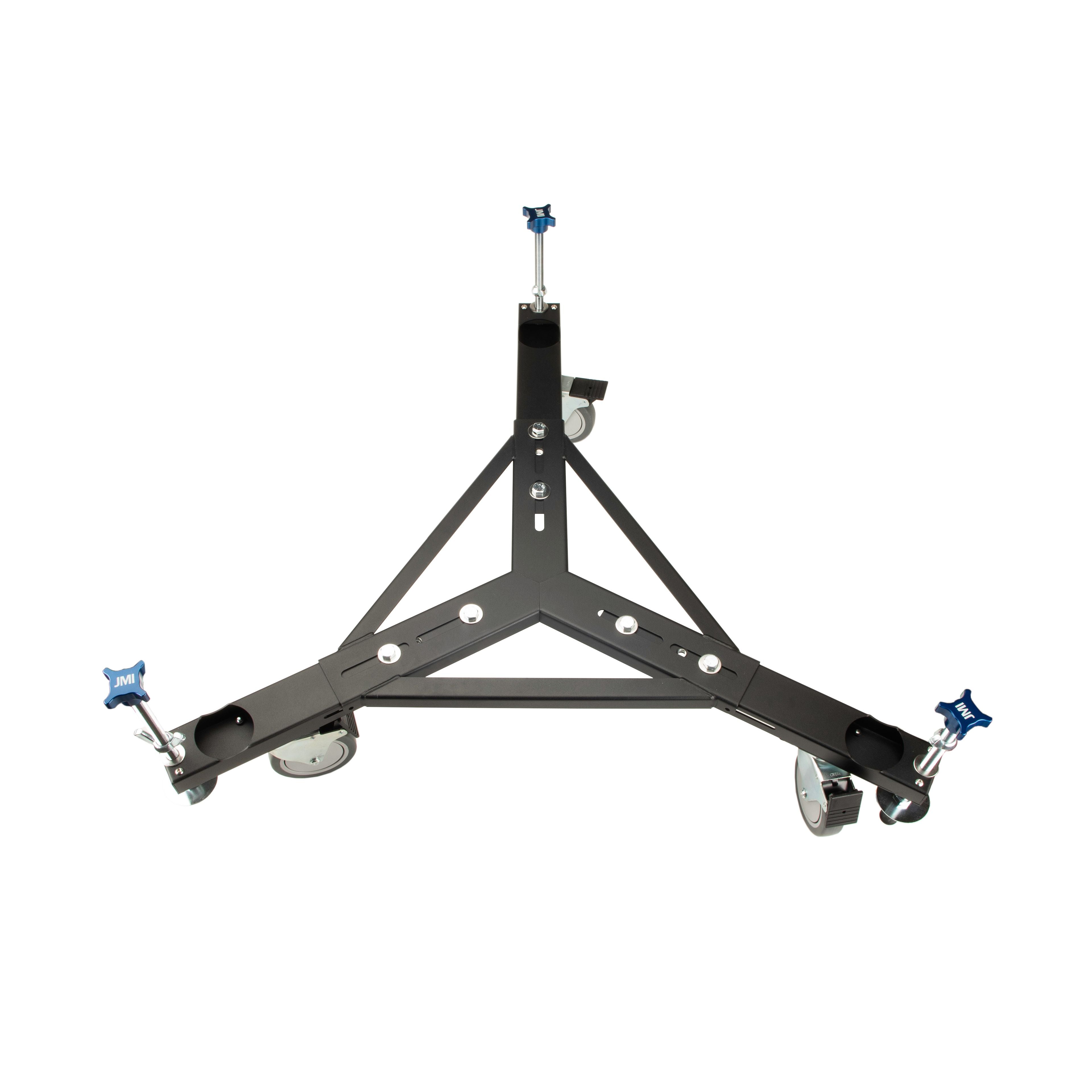 JMI Heavy-Duty Medium Universal Wheeley Bar most popular 300 lb telescope dolly for GEM-mounted imaging and visual rigs, made in USA