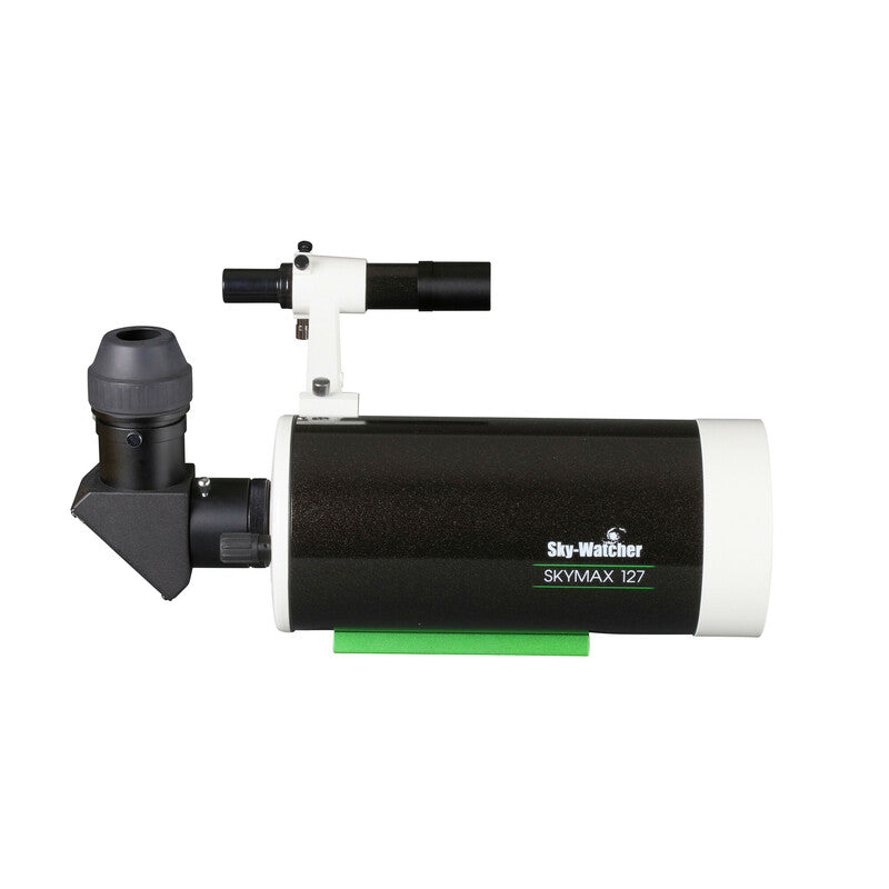 Sky-Watcher Skymax 127 Maksutov-Cassegrain OTA, right profile view, compact 1540mm telescope for lunar and planetary detail