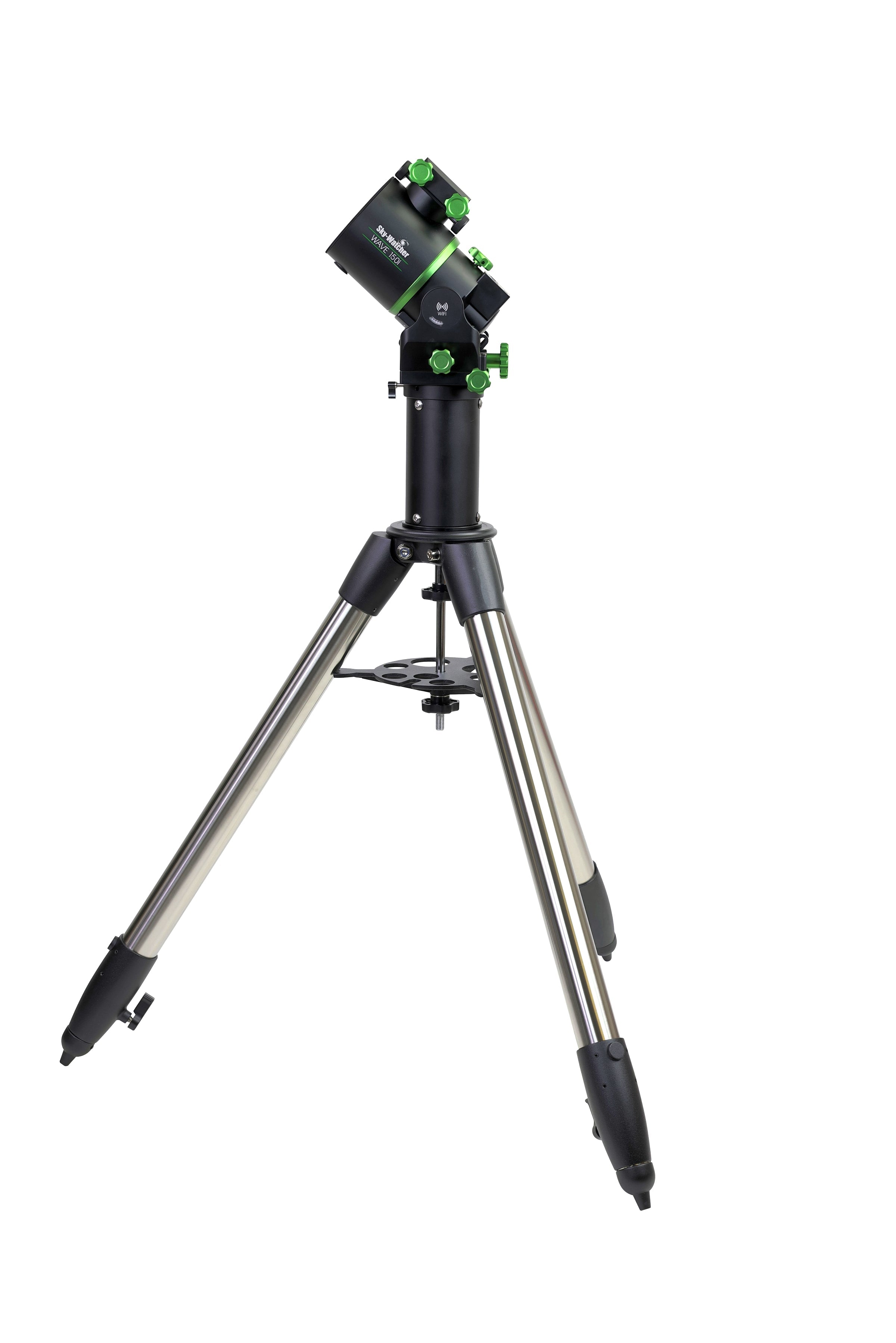 Sky-Watcher Wave 150i Pro strain wave GoTo mount kit on steel EQ6 tripod with extension tube for fixed-site deep-sky astrophotography