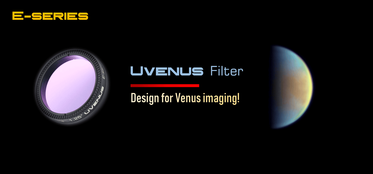Player One Uvenus 1.25 inch UV-pass filter for ultraviolet Venus imaging