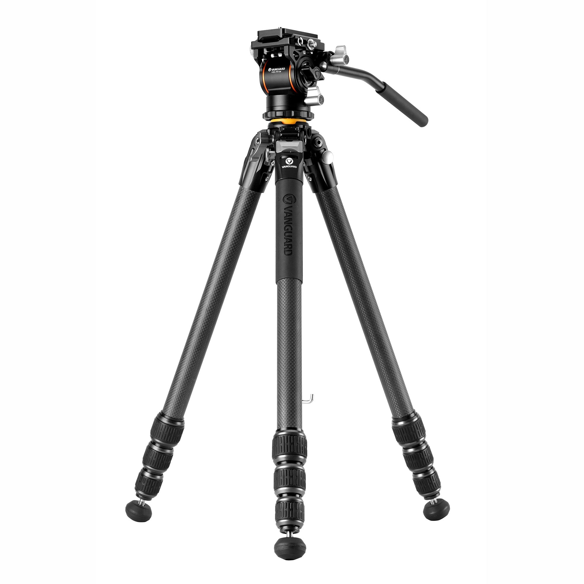 Kowa Vanguard VEO 5 264CV14 carbon fiber tripod with 2-way video head for larger Kowa spotting scopes, stable field support for birding and wildlife