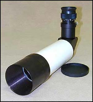 50MM Right Angle Reverted Image finder Scope, 7.5X White