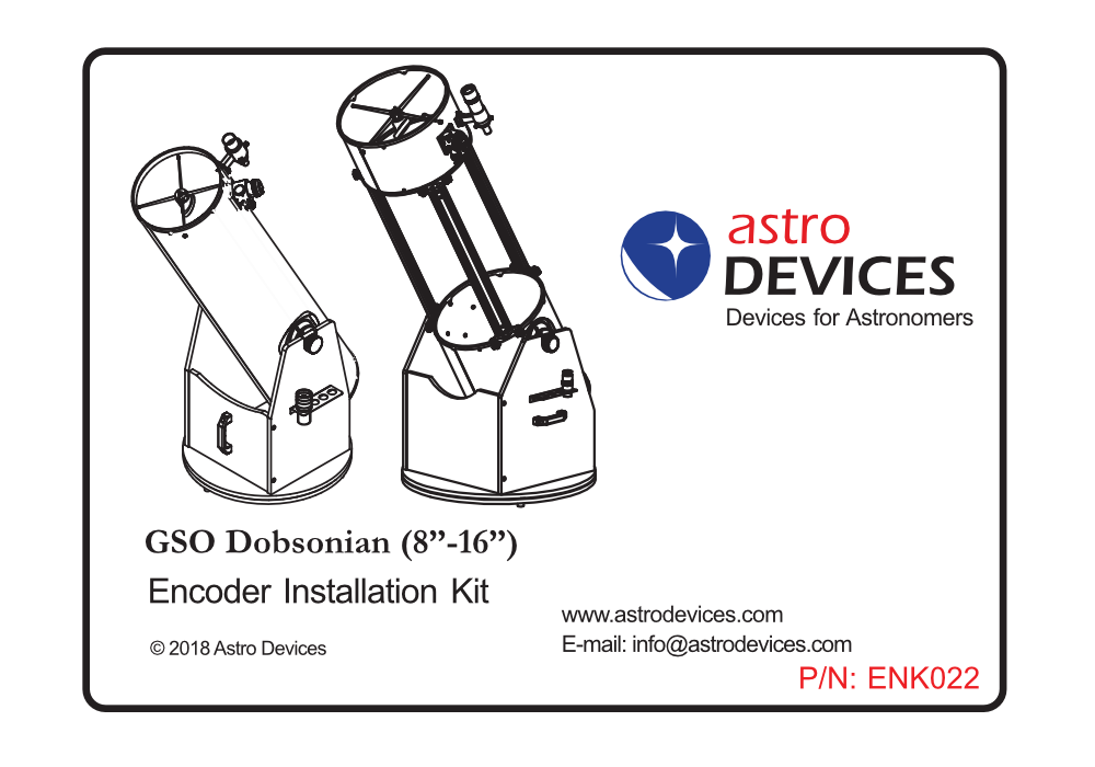 Astro Devices Dobsonian encoder kit image