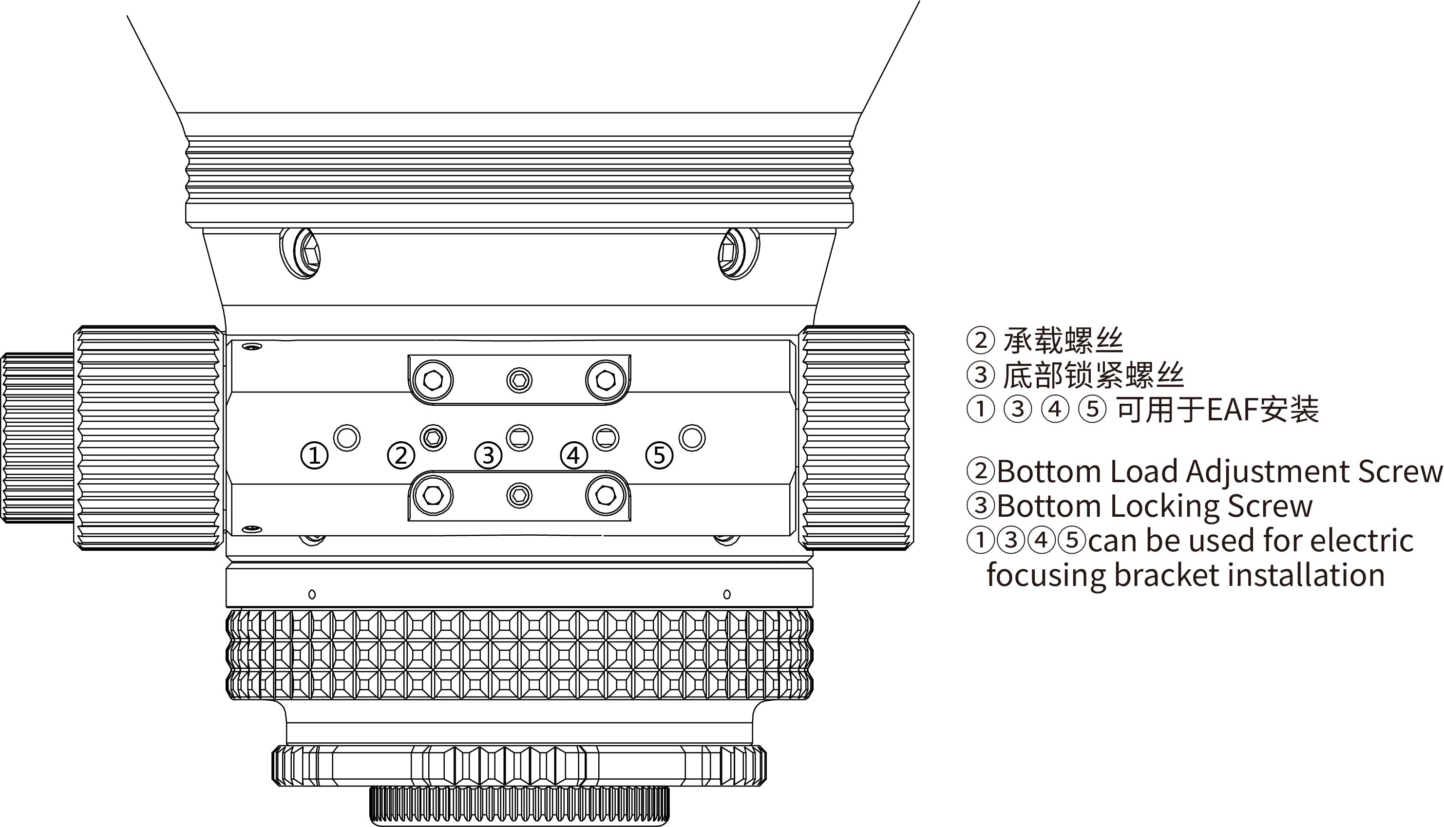 Askar SQA130 Locking Screw Position Diagram
