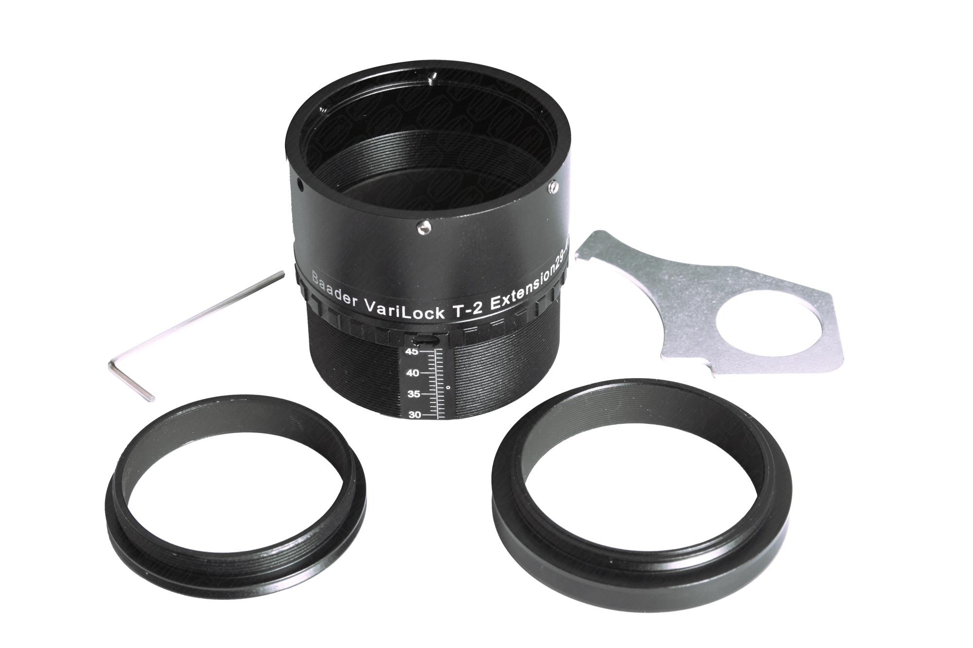 Baader VariLock 29, lockable T-2 ExtensionTube 20-29mm with spanner tool T-25Y