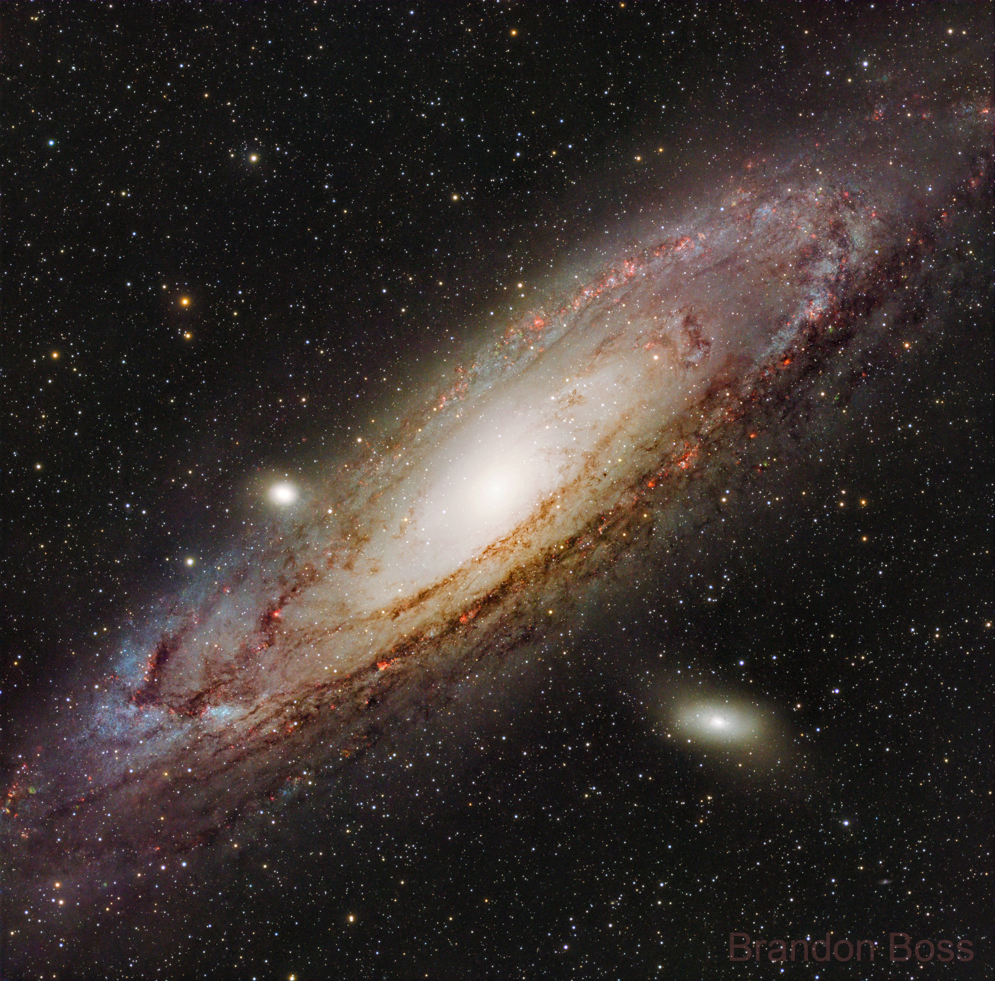 Askar SQA70 - sample image: Brandon Boss, Andromeda Galaxy M31, SQA70 + ZWO ASI533MC Pro