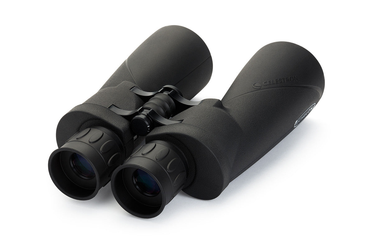 Celestron Echelon 20x70 porro binoculars angle view for astronomy and field observation