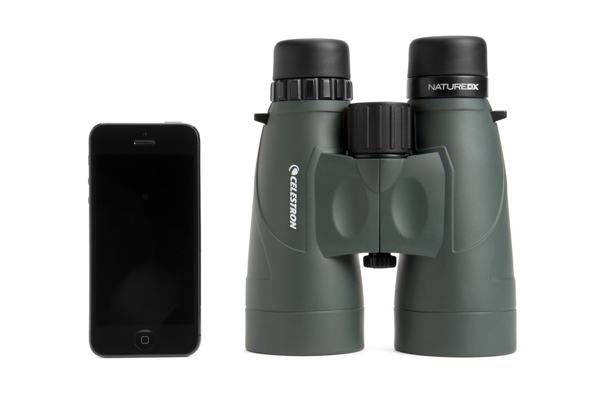 Celestron Nature DX 12x56 roof binoculars angle view for astronomy and wildlife observation