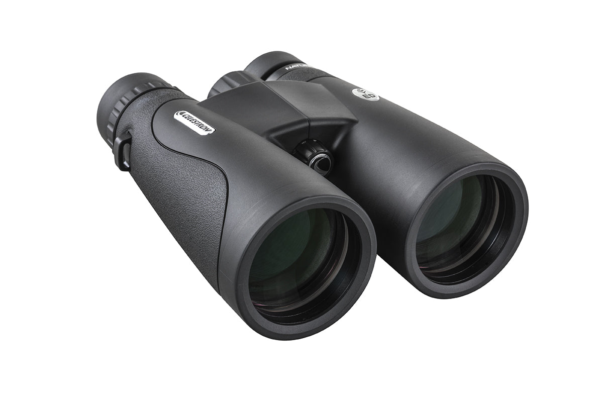 Celestron Nature DX ED 10x50 roof binoculars angle view for astronomy and low-light observation