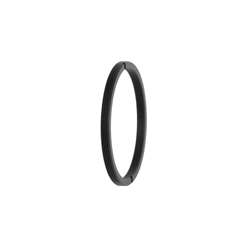 ZWO M54-M48 adapter detail view showing nested M54 male outer thread and M48 female inner filter thread