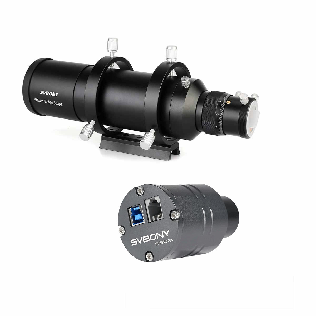 SVBONY SV305C Pro colour guide camera with Sony IMX662 sensor for autoguiding and planetary imaging