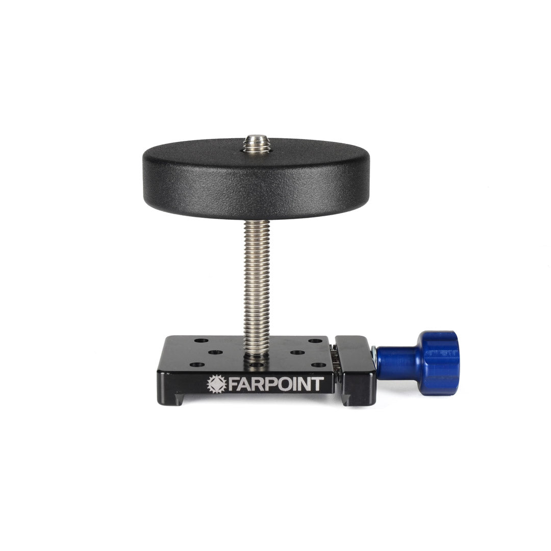 Farpoint Dovetail Weight System 1 FDA quick-release saddle and 3 pound counterweight detail