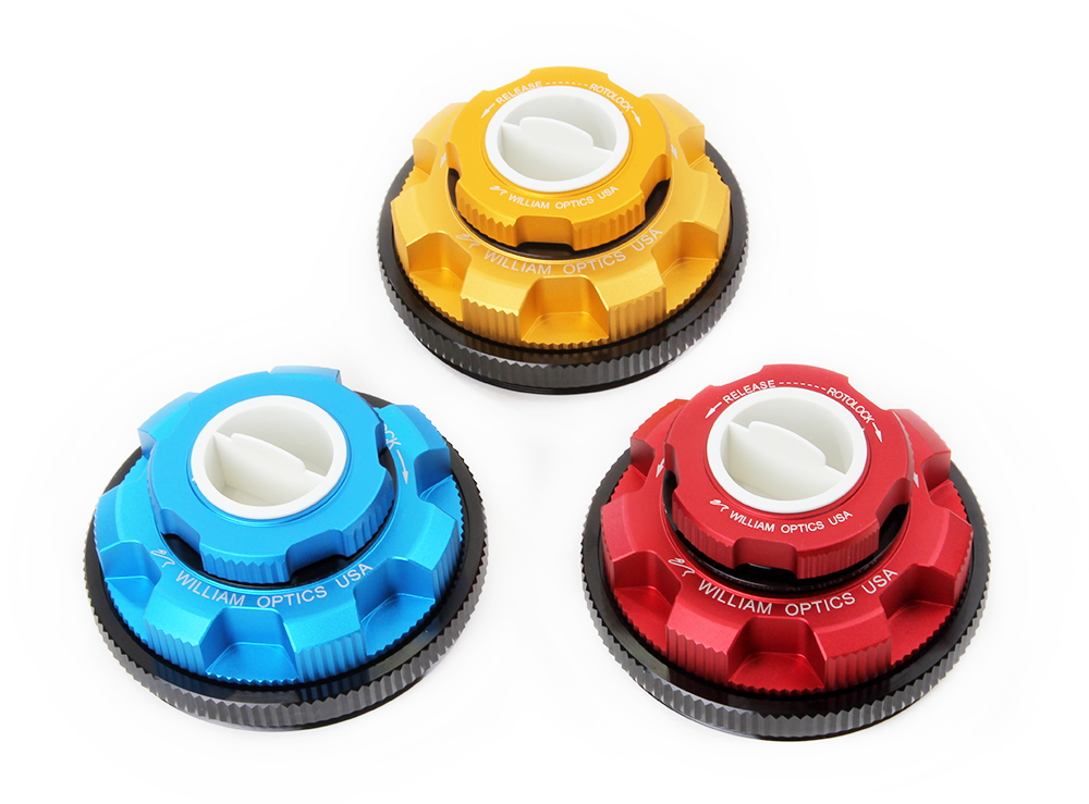 WO- 2-1.25 ROTOLOCK VISUAL BACK ADAPTER BLUE