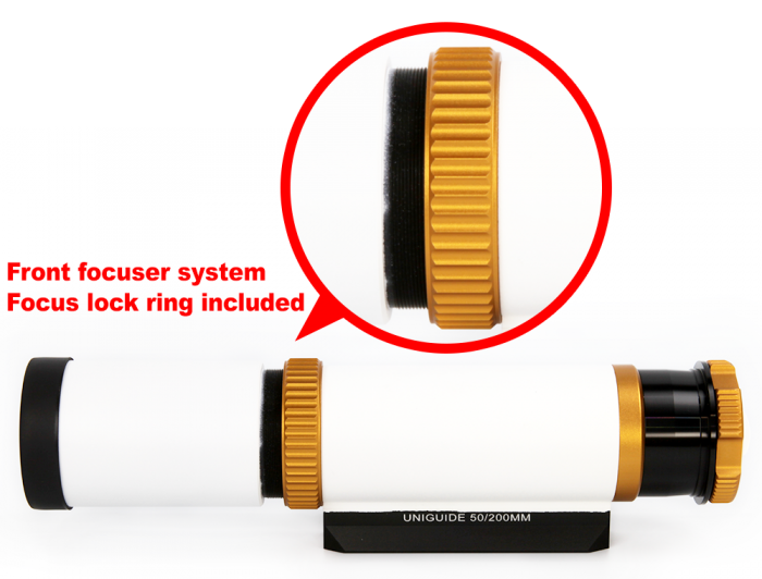 Slide-base UniGuide 50mm Scope - Red