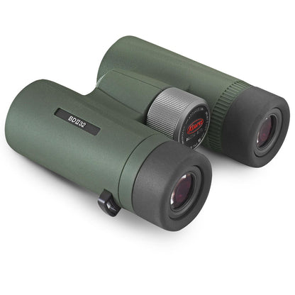 Kowa BD II 8x32 XD binocular rear eyepiece view for comfortable viewing
