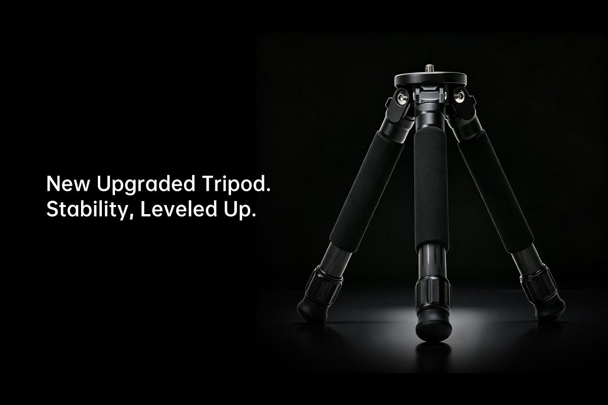 Upgraded Seestar S50 Pro tripod with adjustable angles and stable three-point support