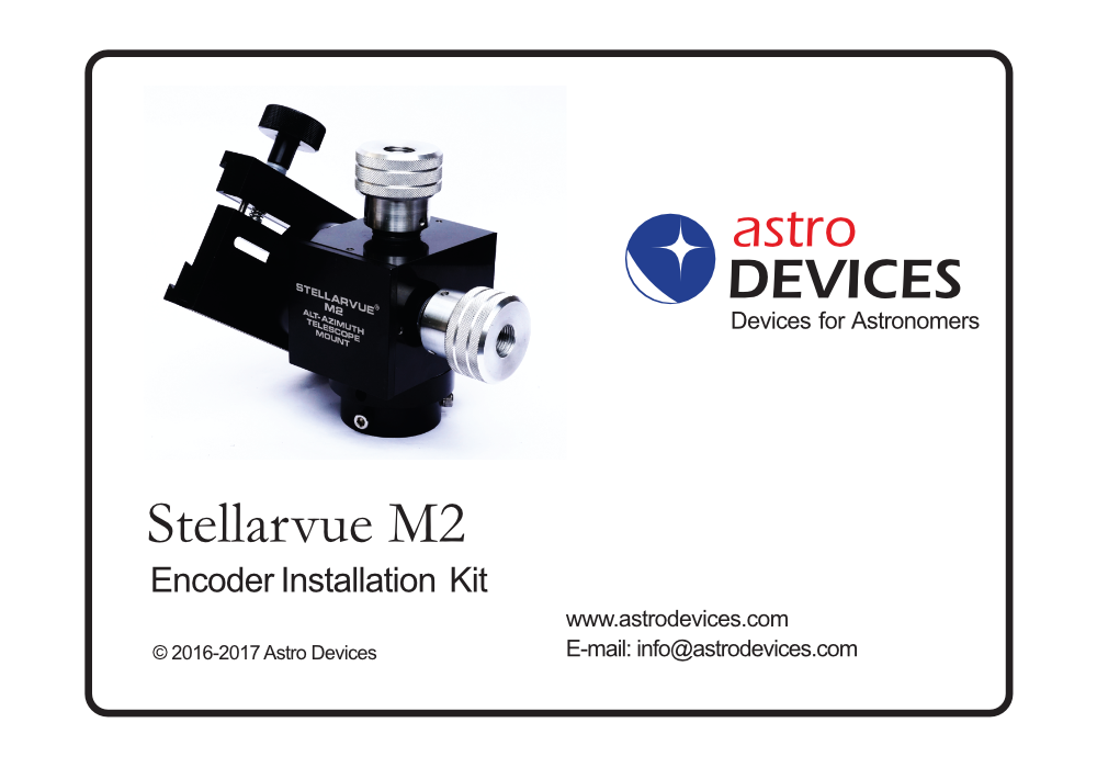 Astro Devices Nexus DSC shelf for Stellarvue M2C and M2 mounts