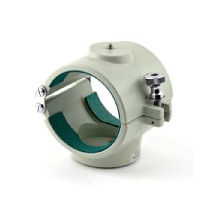 Takahashi clamshell tube holder for the FS-78 and Sky 90 refractors for mounting to a Takahashi equatorial mount