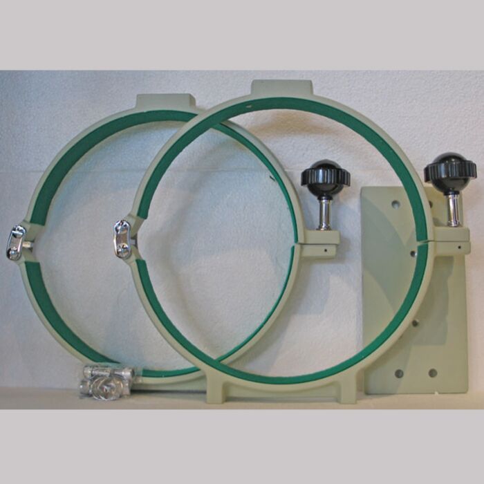 Takahashi double tube mounting rings with bridge for the TOA-130 and FS-132 refractors for mounting to a Takahashi equatorial mount