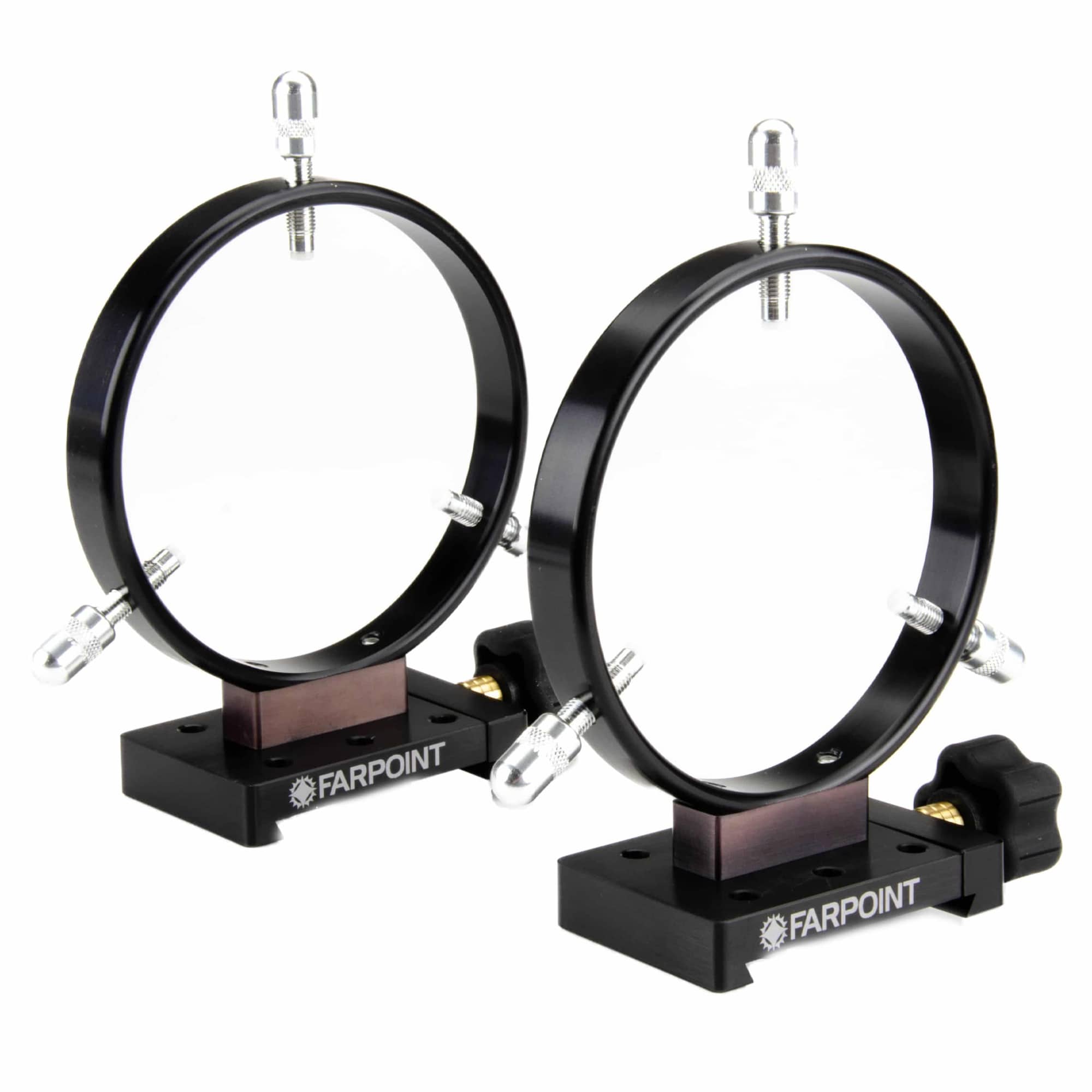 Farpoint Farpoint 108mm D Style Dovetail Rings — Losmandy-style telescope guide scope rings, main product view