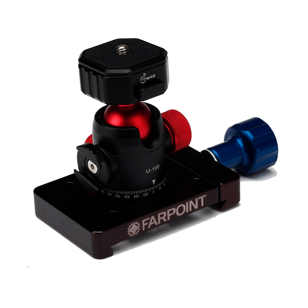 Farpoint Farpoint FDA Ball Head Camera Adapter — Losmandy-style telescope dovetail adapter, main product view