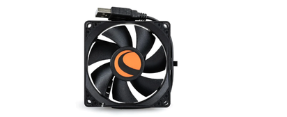 USB cooling fan for dobsonian telescopes.